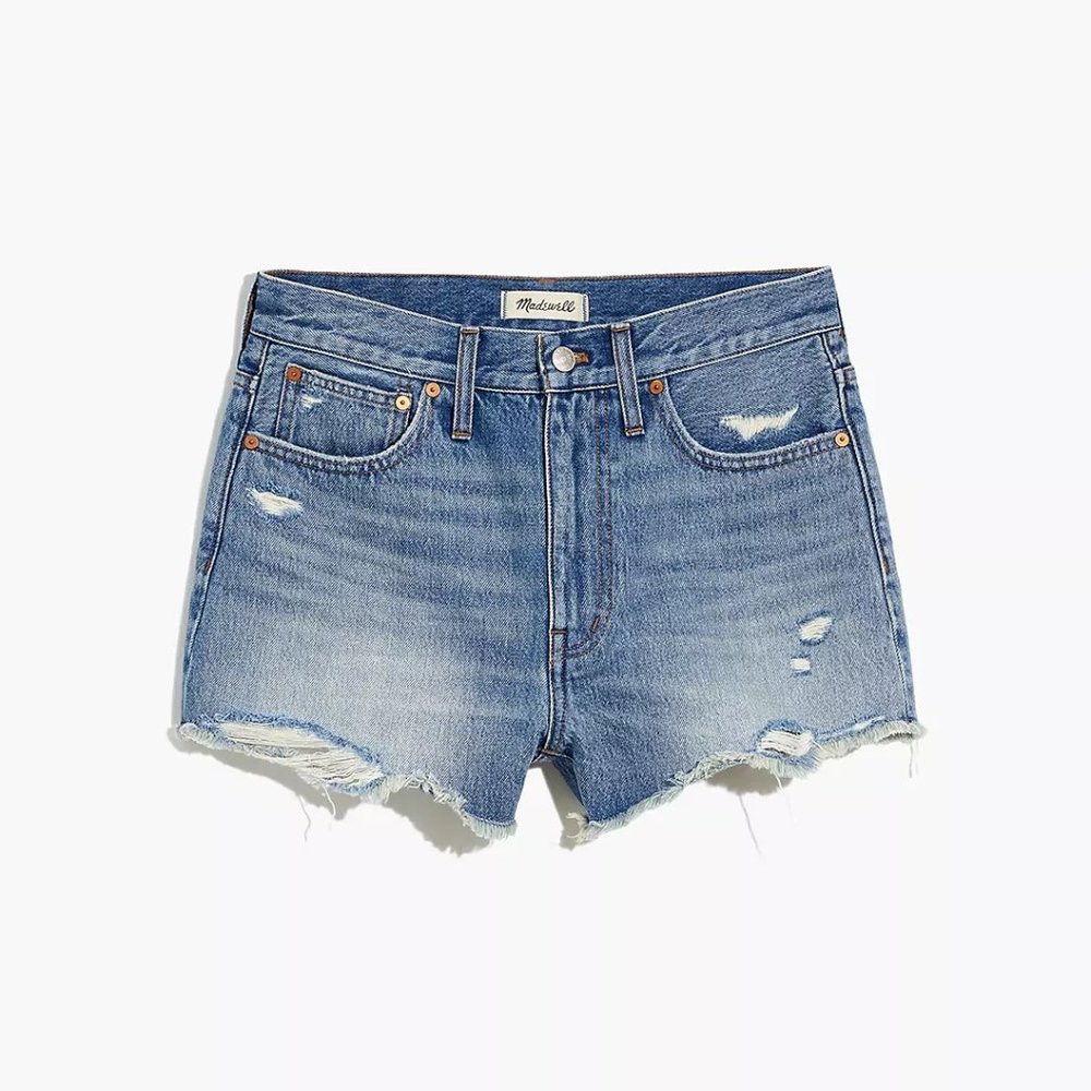 [NWT] Madewell Relaxed Denim Distressed Shorts